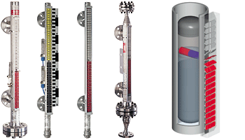 磁翻板液位計(jì)原理